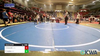 67 lbs Consi Of 8 #2 - Isaac Emerald, Jenks Trojan Wrestling Club vs Parker Hobbs, Salina Wrestling Club