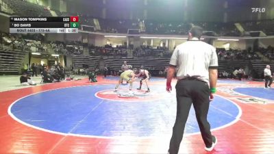 175-4A 1st Place Match - Bo Davis, Blessed Trinity Catholic vs Mason Tompkins, Cass