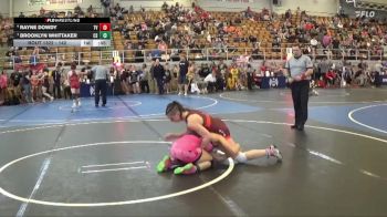 142 lbs 3rd Place Match - Rayne Dowdy, Teays Valley vs Brooklyn Whittaker, Clark Shawnee