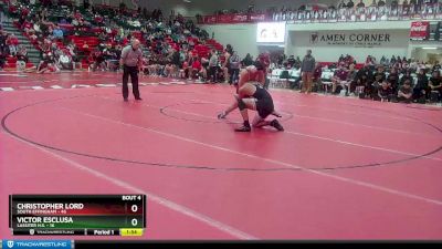 215 lbs Quarterfinals (8 Team) - Victor Esclusa, Lassiter H.S. vs Christopher Lord, South Effingham