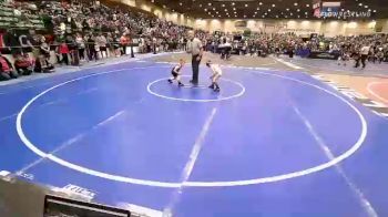 46 lbs Round Of 16 - Ruger Murray, Tonopah Jr. Wrestling vs Abel Acosta, Oakdale