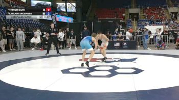 120 lbs 3rd Place Match - Thiago Silva, California vs Landon Thoennes, Minnesota