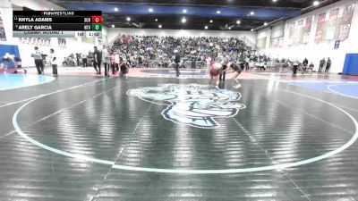 125 Girls Champ. Round 1 - Khyla Adams, Scripps Ranch vs Arely Garcia, Holtville