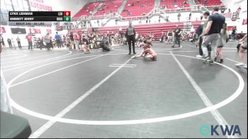 58 lbs Consi Of 4 - Lynx Lehman, Lexington Wrestling Club vs Emmett Jerry, Rough Riders