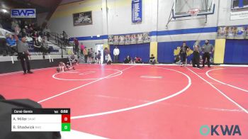 52 lbs Consolation - Axel Miller, Skiatook Youth Wrestling vs Bradley Shadwick, Berryhill Wrestling Club