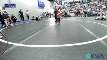 52 lbs Quarterfinal - Nolan Elwell, Mustang Bronco Wrestling Club vs Tyler Thomas, Choctaw Ironman Youth Wrestling
