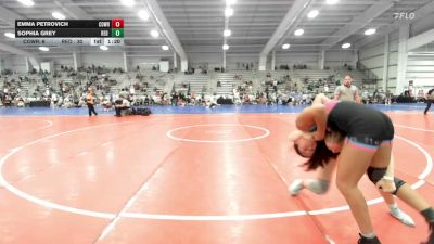 138 lbs Rr Rnd 3 - Emma Petrovich, Cowrock WC - HSG vs Sophia Grey, Red Zone - HSG