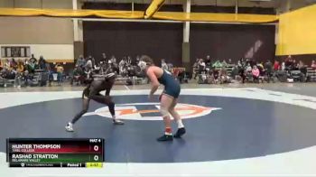 133 lbs Quarterfinal - Hunter Thompson, Thiel College vs Rashad Stratton, Delaware Valley