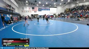 126 lbs Cons. Round 4 - Scott Larson, Newcastle/Upton vs Will Ward, Thermopolis