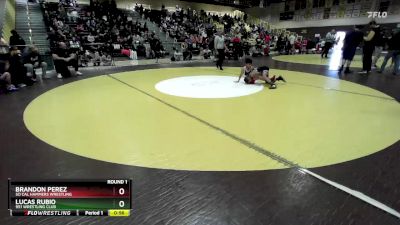 84 lbs Round 1 - Brandon Perez, So Cal Hammers Wrestling vs Lucas Rubio, 951 Wrestling Club