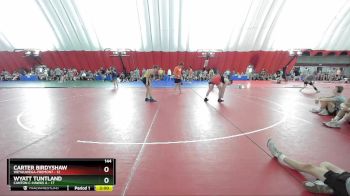 144 lbs Placement (16 Team) - Carter Birdyshaw, Weyauwega-Fremont vs Wyatt Tuntland, Canton C-Hawks A