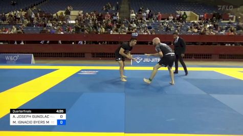 ANDREW JOSEPH GUNDLACH vs MATIAS IGNACIO BYERS MUNOZ 2024 Pan IBJJF Jiu-Jitsu No-Gi Championship
