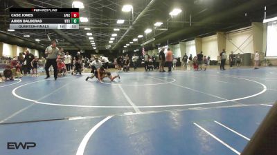 70-75 lbs Quarterfinal - Case Jones, Apex vs Aiden Balderas, Wtc