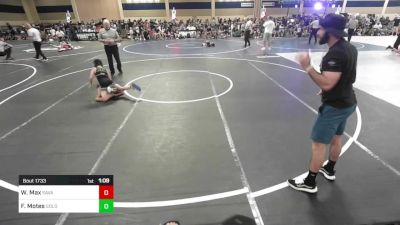 86 lbs Semifinal - William Max, Savage House WC vs Frank Motes, Gold Rush Wr Ac