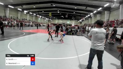 74 kg Semifinal - Kanon Smith, Southwest Hammers vs Kaysen Beanland, Dove Creek