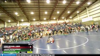 105 lbs Cons. Semi - Limoni Matakaiongo, Canyon View Falcons vs John Michael Leber, Independent