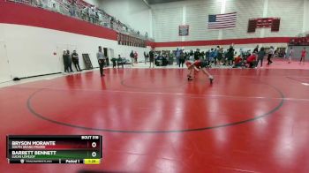 120 lbs Quarterfinal - Bryson Morante, South Grand Prairie vs Barrett Bennett, Lucas Lovejoy