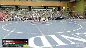 190 lbs Quarterfinals (8 Team) - Jonavin Mullins, CHICKASHA vs Braden Brown, MACARTHUR