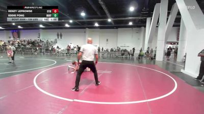 109 lbs Round Of 32 - Renzy LeProwse, Other Team vs Eddie Fong, Mantanona TC
