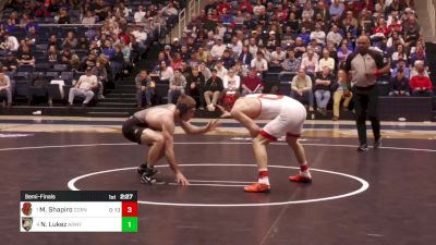 157 lbs Semifinal - Meyer Shapiro, Cornell vs Nathan Lukez, Army West Point