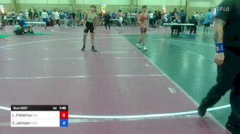 120 lbs Consolation - Leland Flahertyy, Quest For Gold vs Zeke Johnson, Caveman Wrestling