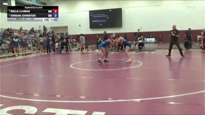 138 lbs Cons. Round 3 - Bella Llamas, Unattached vs Jordan Johnston, Unattached