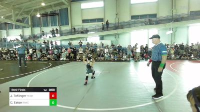 49 lbs Semifinal - Jaxson Taflinger, Team Puma vs Caleb Eaton, Rancho Bernardo WC