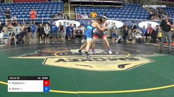182 lbs Rnd Of 32 - Kodiak Stephens, California vs Blake Daher, Missouri