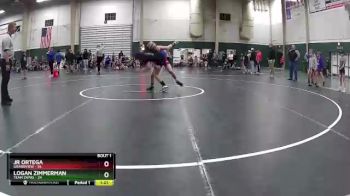 110 lbs Round 1 (6 Team) - Jr Ortega, Grandview vs Logan Zimmerman, Team Zapas