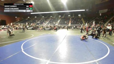 69 lbs Semifinal - Rocky Aliberti, Mile High WC vs Chase Chelewski, Colorado Outlaws