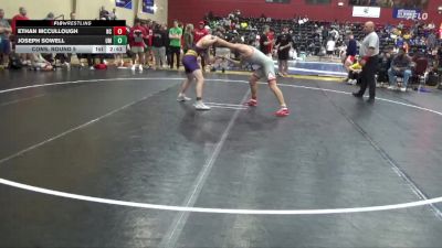 133 lbs Cons. Round 5 - Ethan McCullough, Newberry College vs Joseph Sowell, Montevallo