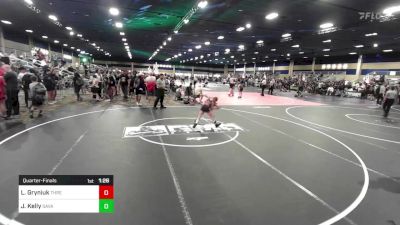 64 lbs Quarterfinal - Layla Gryniuk, Threshold WC vs Jessie Kelly, Savage House WC