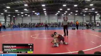 84 lbs Round 5 - Thomas Gorski, Terps Xtreme vs Maddox Fields, No Escape WA
