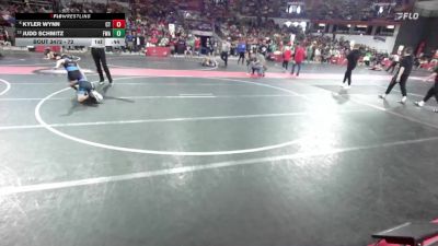 72 lbs Quarterfinal - Kyler Wynn, Crass Trained vs Judd Schmitz, FWA