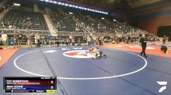 77 lbs 2nd Place Match - Coy Robertson, High Plains Thunder Wrestling Club vs Isiah Doane, Cody Wrestling Club