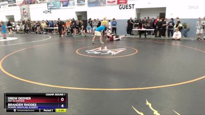 175 lbs Champ. Round 1 - Branden Rhodes, Pioneer Grappling Academy vs Drew Deemer, Mat-Su Matmen