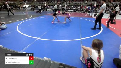 101 lbs Rr Rnd 2 - Emmi Casias, Pikes Peak Warriors vs Aubrey Gonzales, Duran Elite