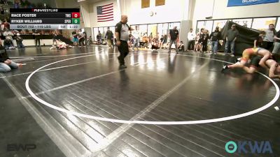 119 lbs Round Of 16 - Race Foster, Tahlequah Wrestling Club vs Ryker Williams, Sperry Wrestling Club