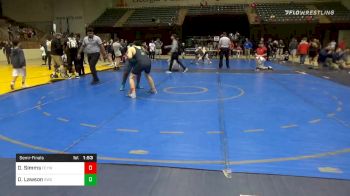 170 lbs Semifinal - Donald Brady Simms, Franklin County Youth Wrestling vs Dominique Lawson, Spartans Wrestling Club