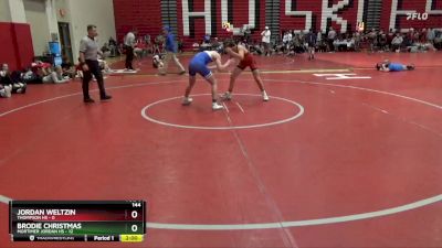 138 lbs Semis & Wb (16 Team) - Grayson Miller, Thompson HS vs Brody Helm, Mortimer Jordan HS