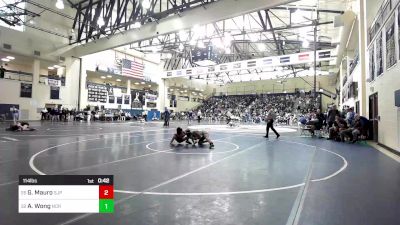 114 lbs Consi Of 16 #1 - Giovanni Mauro, St. Joe's Prep vs Aaron Wong, Norwin