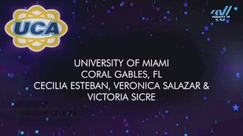 University of Miami [2025 All Girl Division IA Semis] 2025 UCA & UDA College Cheerleading & Dance Team National Championship