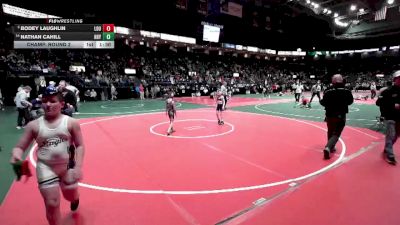 55 lbs Champ. Round 2 - Bodey Laughlin, LOU1 vs Nathan Cahill, HHY1