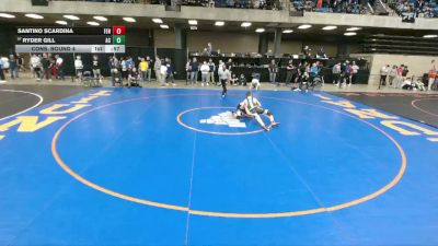 101 lbs Cons. Round 4 - Ryder Gill, Coal City vs Santino Scardina, Fenwick