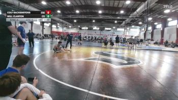 116 lbs Placement - Colt Backenstoss, Steller Trained Bacara vs Will Clanton, Curby Training Center