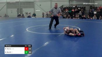 52 lbs Prelims - Blake Davis, Ghost Riders vs Blaze Burch, Team Techfall