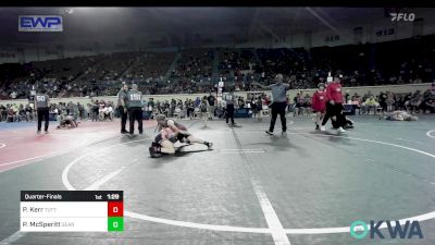 105 lbs Quarterfinal - Paezlie Kerr, Tuttle Wrestling vs Parker McSperitt, Geary Youth Wrestling