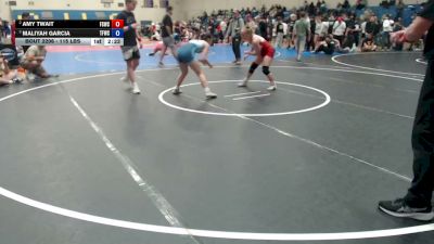 115 lbs Champ. Round 1 - Amy Twait, Fighting Squirrels Wrestling Club vs Maliyah Garcia, The Factory Wrestling Club