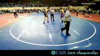 285 lbs Quarterfinal - Derek Ramey, Bristow Youth Wrestling vs Sean Poteet, Wagoner Takedown Club