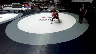 175 lbs Nyol Jenkins, KCWA - Kern County Wrestling Association vs Luke Hanna, BAWA-Bay Area Wrestling Association